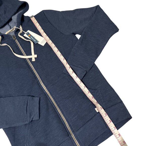Marine Layer Navy Full-Zip Hoodie  size XS Lightweight & Soft pockets for men’s - Picture 5 of 11